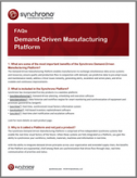 demand-driven manufacturing platform FAQs